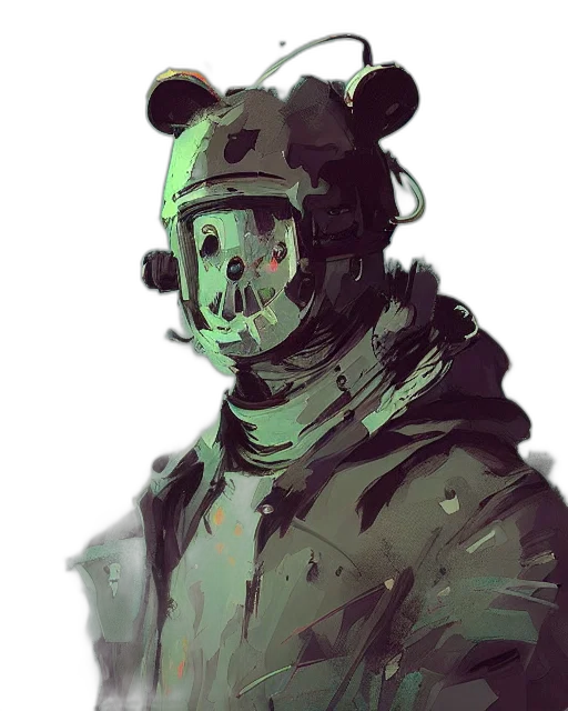 mask, creature, robot, face transparent PNG cut-out