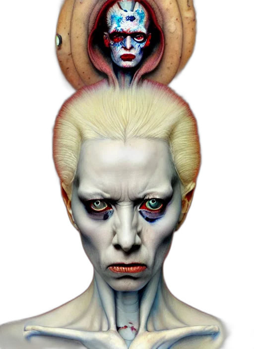 face, mask, creature, hair transparent PNG cut-out