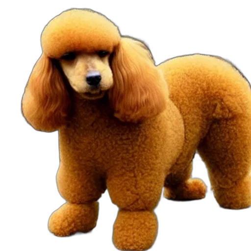 animal, hair, creature, hat, photorealistic, 3d render, scoobydoo, poodle transparent PNG cut-out