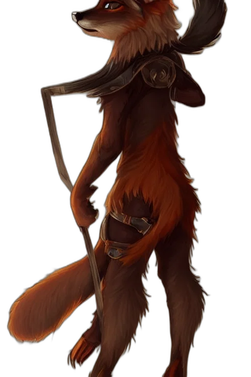 staff, animal, creature, hat, concept art, fantasy art, 3d render, photorealistic transparent PNG cut-out