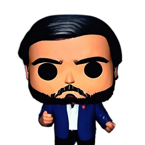 cartoon, concept art, comic book art, 3d render, bolsonaro, funko transparent PNG cut-out