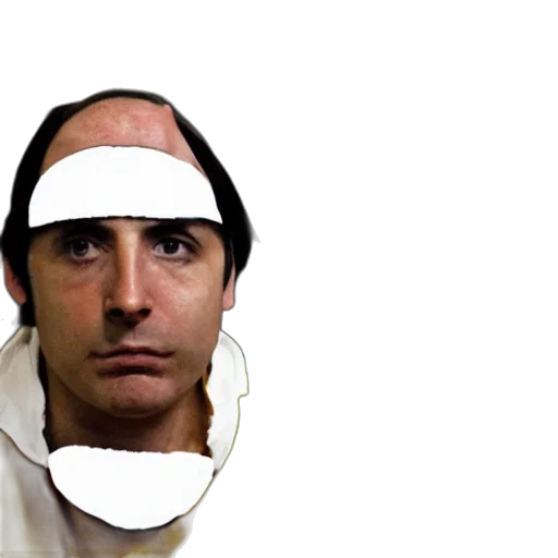 hat, face, mask, staff, photorealistic, prisoner, wearing, chicken transparent PNG cut-out