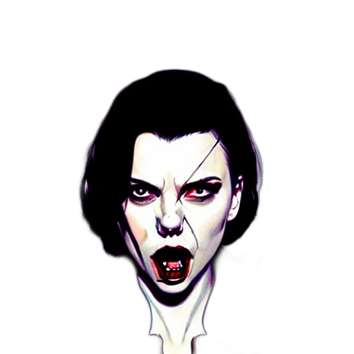 face, creature, comic book art, concept art transparent PNG cut-out