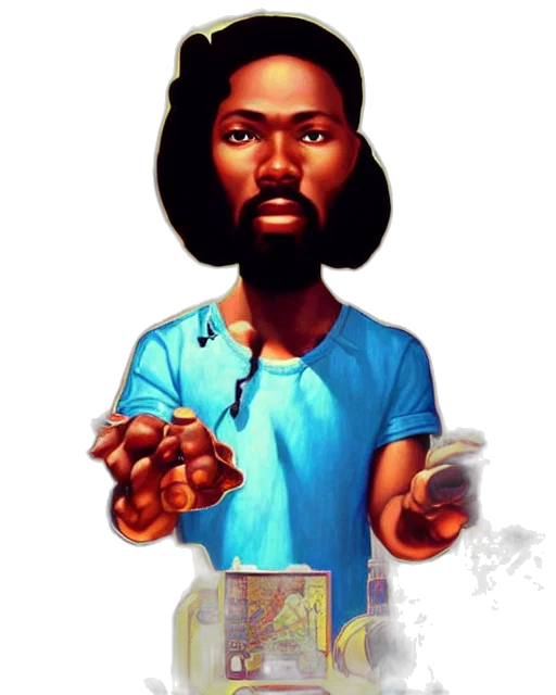 face, staff, weapon, concept art transparent PNG cut-out