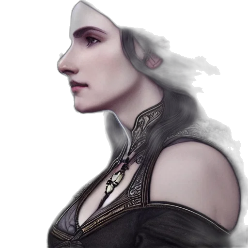 face, crown, fantasy art, concept art, photorealistic, pixel art, dark, monochrome transparent PNG cut-out