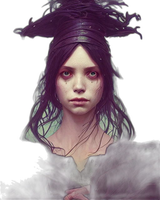 face, dragon, creature, crown, fantasy art, concept art, photorealistic, watercolor transparent PNG cut-out