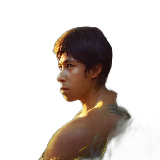 face, robot, photorealistic, comic book art, fantasy art, concept art, golden, dark transparent PNG cut-out