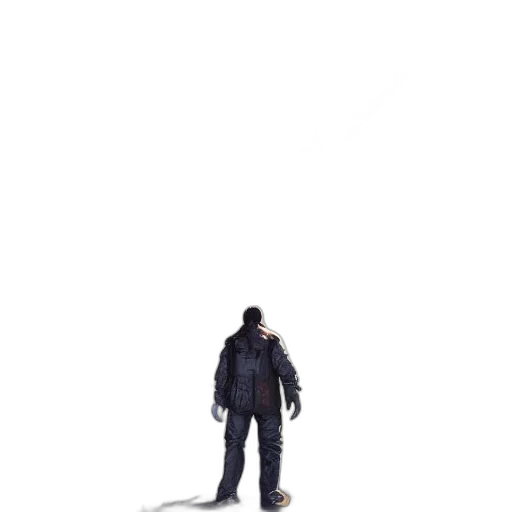 jacket, robot, weapon, creature transparent PNG cut-out