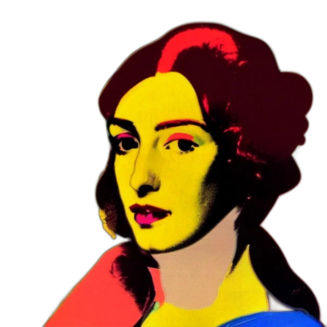 face, cartoon, oil painting, pixel art transparent PNG cut-out