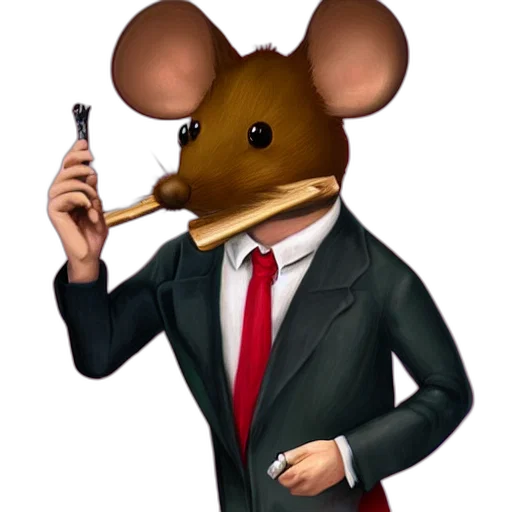 staff, jacket, animal, mask transparent PNG cut-out