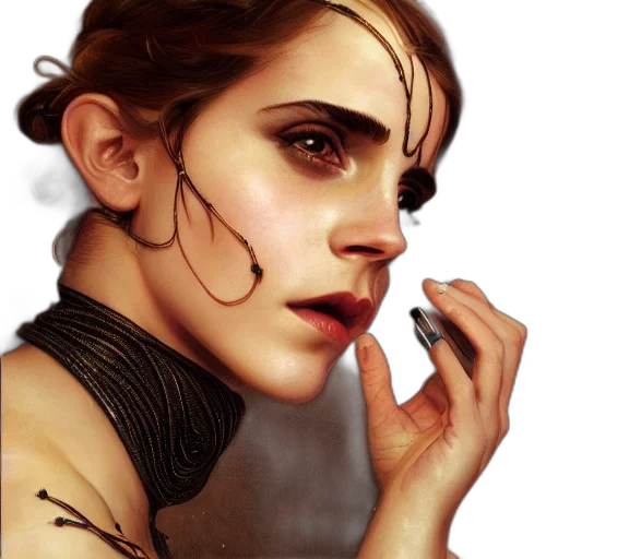 face, photorealistic, concept art, fantasy art transparent PNG cut-out
