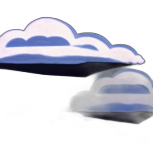 hat, umbrella, crown, 3d render, concept art, photorealistic, fog, clouds transparent PNG cut-out