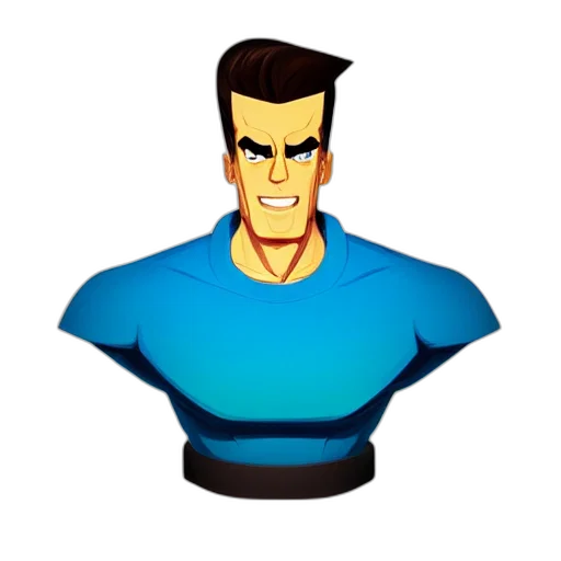 jacket, robot, staff, face transparent PNG cut-out