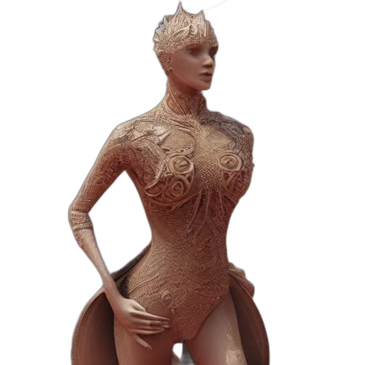 dress, jewelry, furniture, 3d render transparent PNG cut-out