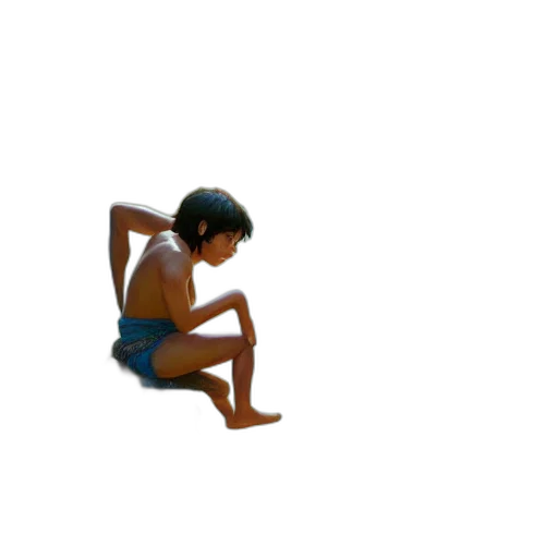 creature, animal, robot, hair, 3d render, pixel art, concept art, photorealistic transparent PNG cut-out