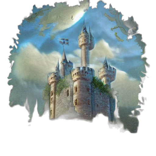 staff, crown, dragon, concept art, fantasy art, pixel art, 3d render, fog transparent PNG cut-out