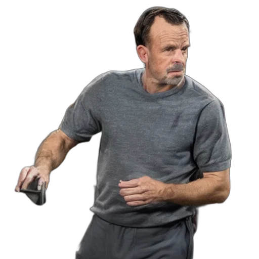 staff, jacket, weapon, robot transparent PNG cut-out