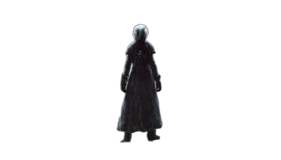 jacket, dress, staff, mask transparent PNG cut-out