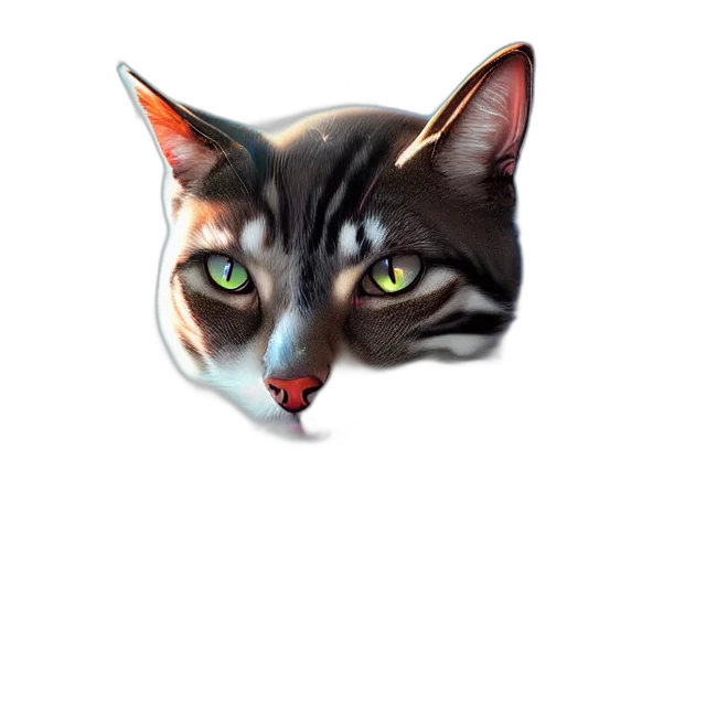 animal, creature, face, staff, photorealistic, pixel art, concept art, watercolor transparent PNG cut-out