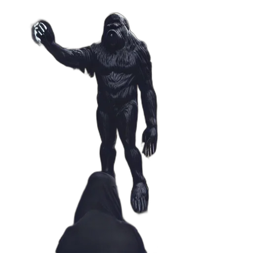 creature, animal, mask, staff transparent PNG cut-out