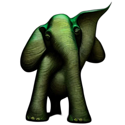 creature, animal, dragon, staff transparent PNG cut-out