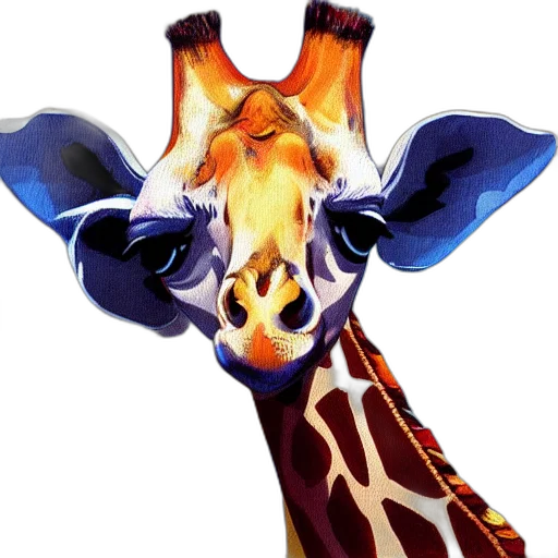 animal, mask, umbrella, face, concept art, watercolor, photorealistic, 3d render transparent PNG cut-out