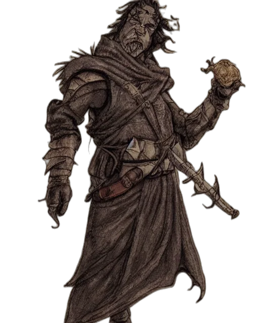 staff, mask, sword, creature transparent PNG cut-out
