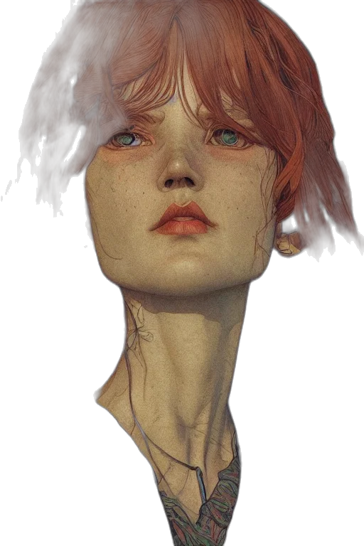 face, mask, creature, robot transparent PNG cut-out