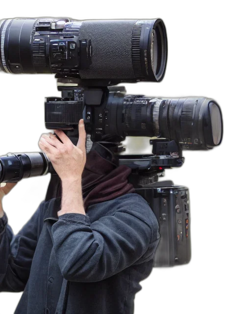 weapon, staff, face, jacket transparent PNG cut-out