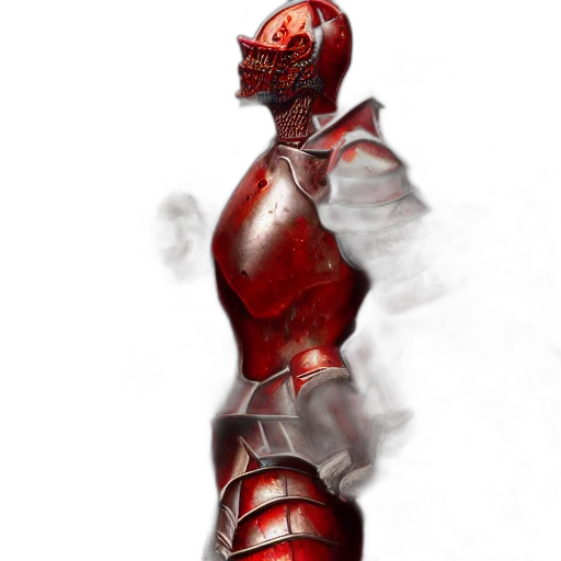 robot, dress, staff, sword, concept art, fantasy art, comic book art, 3d render transparent PNG cut-out