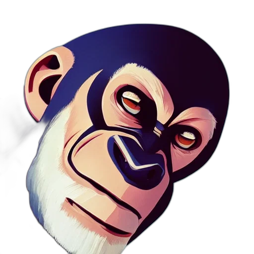 mask, face, animal, 3d render transparent PNG cut-out