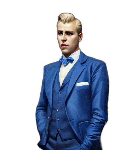 jacket, staff, face, photorealistic transparent PNG cut-out