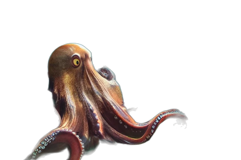 creature, animal, staff, hair, concept art, watercolor, photorealistic, 3d render transparent PNG cut-out