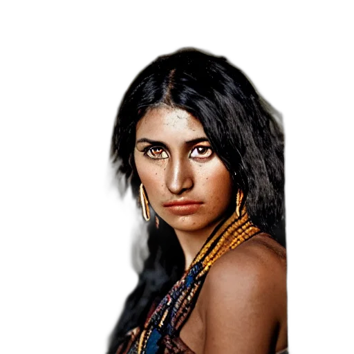 jewelry, face, staff, hair transparent PNG cut-out