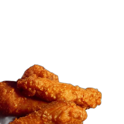 food, weapon, animal, crown, photorealistic, 3d render, popeyes, chicken transparent PNG cut-out