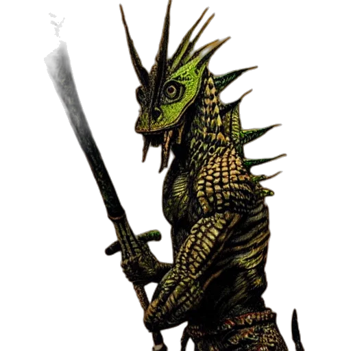 dragon, staff, creature, sword, concept art, fantasy art, pixel art, comic book art transparent PNG cut-out