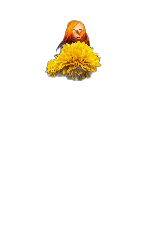flower, animal, staff, crown, 3d render, photorealistic, pixel art, concept art transparent PNG cut-out