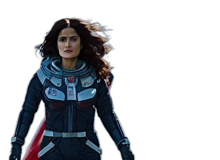jacket, comic book art, concept art, outer space transparent PNG cut-out