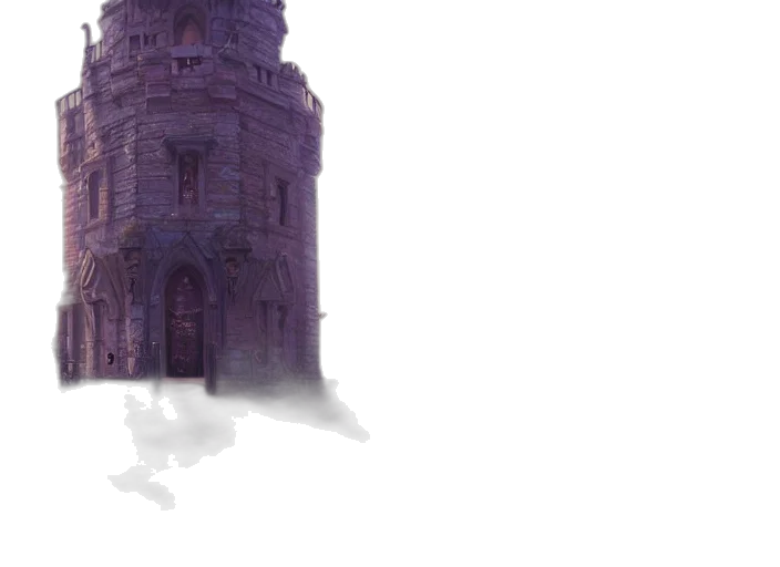 building, dress, crown, staff transparent PNG cut-out