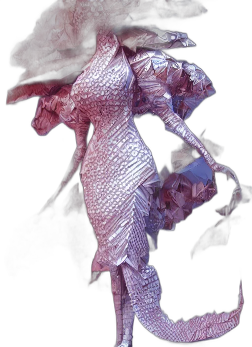 dress, dragon, creature, robot transparent PNG cut-out