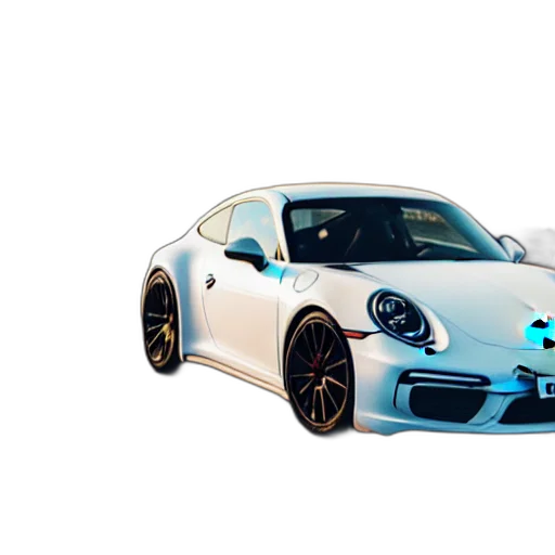 car, animal, weapon, 3d render, photorealistic, concept art, cartoon, blue transparent PNG cut-out