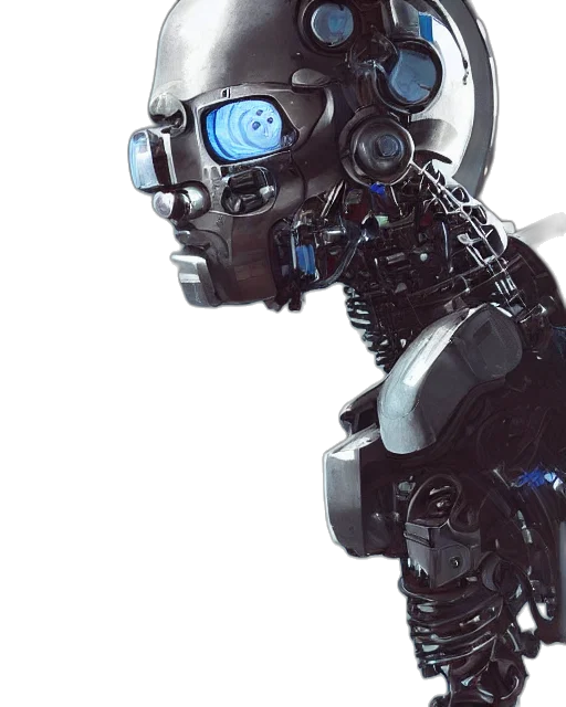 robot, animal, cyberpunk, concept art transparent PNG cut-out