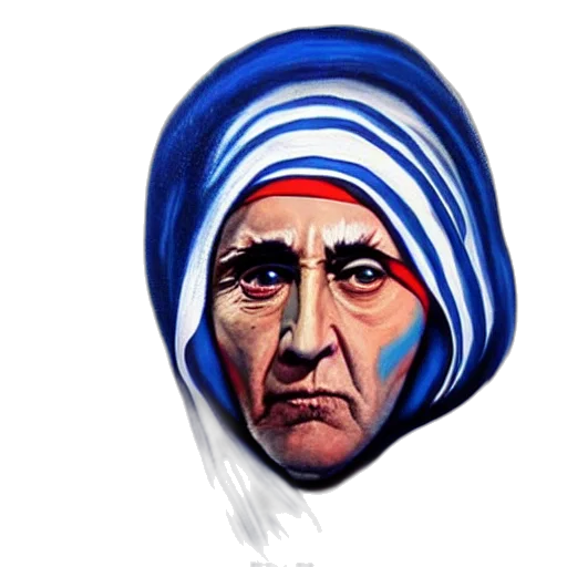 face, hat, comic book art, photorealistic transparent PNG cut-out