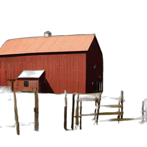 building, furniture, 3d render, concept art, photorealistic, snow, fog, poland transparent PNG cut-out