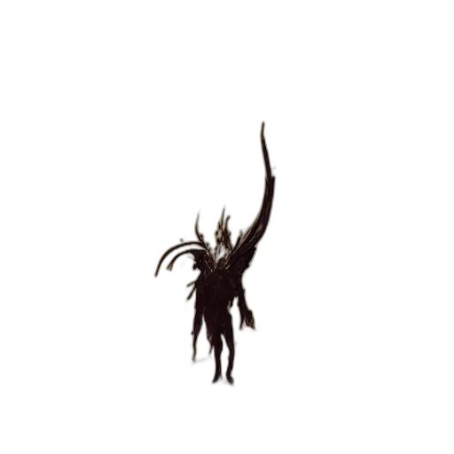 hair, creature, dragon, staff transparent PNG cut-out