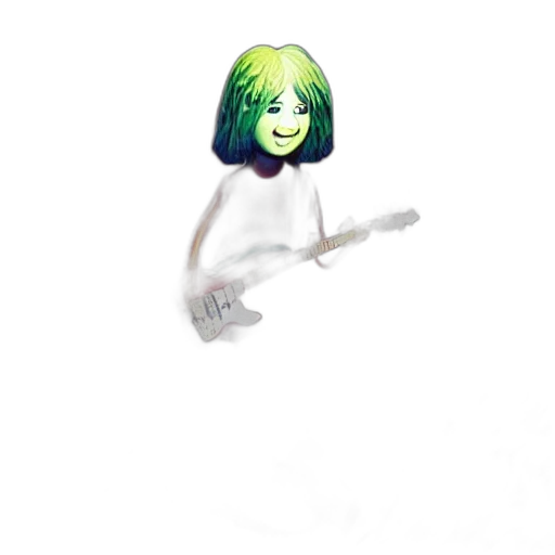 weapon, staff, robot, hair transparent PNG cut-out