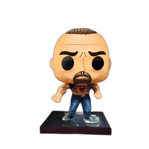 pop, figure, dwayne, johnson transparent PNG cut-out