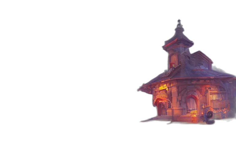 building, weapon, concept art, 3d render transparent PNG cut-out