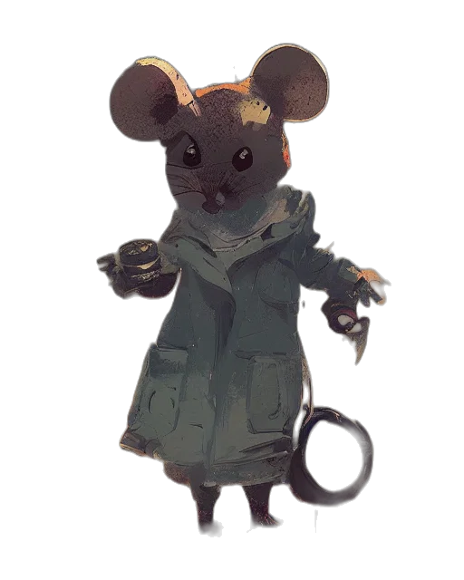 jacket, animal, staff, creature transparent PNG cut-out