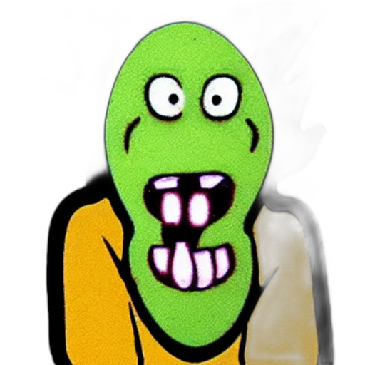 creature, face, mask, staff, 3d render, photorealistic, cartoon, concept art transparent PNG cut-out